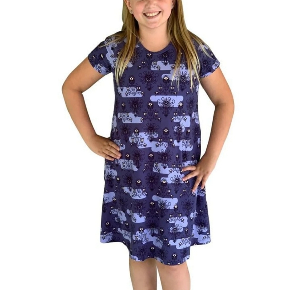 NIB Ambrie Girls Disney's Haunted Mansion Dress- 4T- Disneybounding, Halloween
